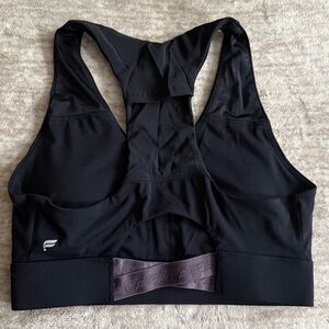 Fabletics On The Go Black Sports Bra
